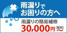 京都市伏見区で雨漏りにお困りの方へ