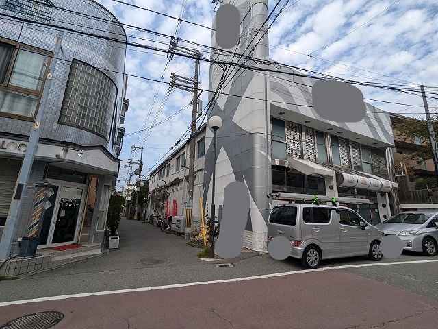 建物角の外観状況