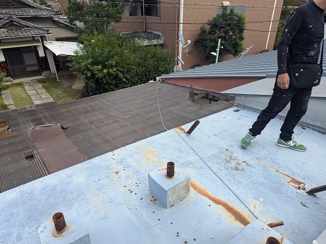 屋上取り合い部の劣化
