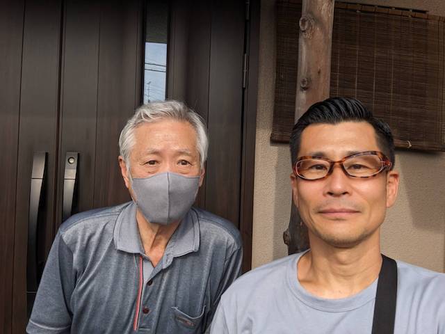 宇治市で行った、棟下しっくいメンド塗り替え、谷板金交換工事のお客様の感想