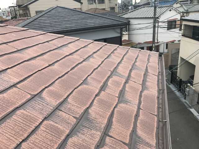 軒先付近の屋根