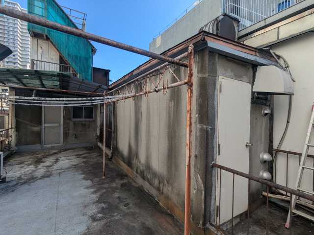 建物外周と屋上全景