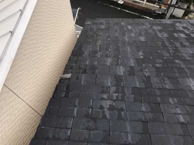 劣化が広がる屋根面