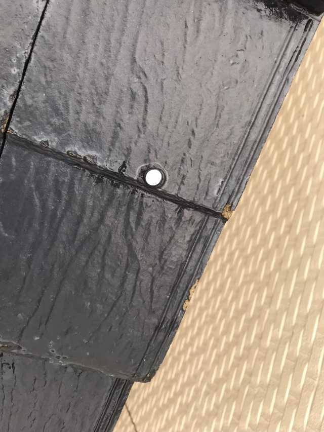固定部まわりの屋根材