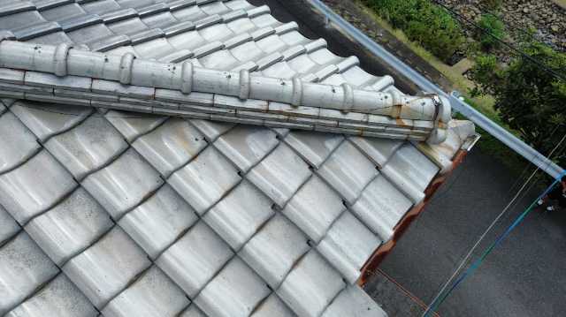 棟端部の金属劣化