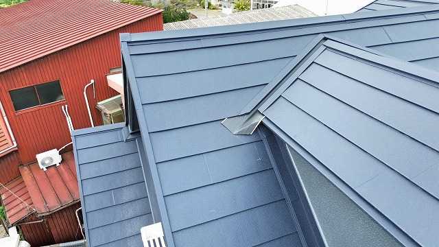 京都市北区での屋根カバー工事後