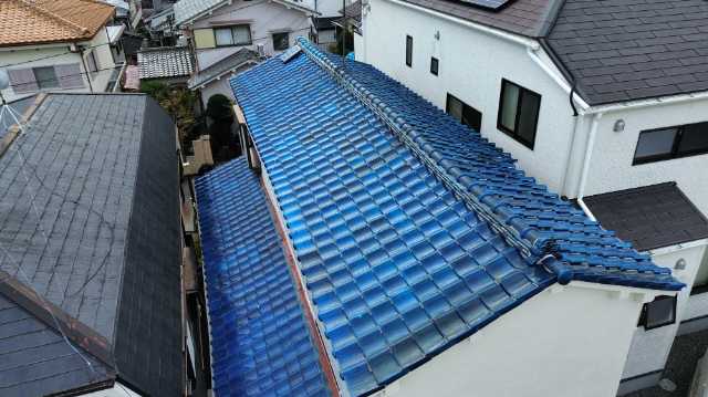 棟瓦の並び確認
