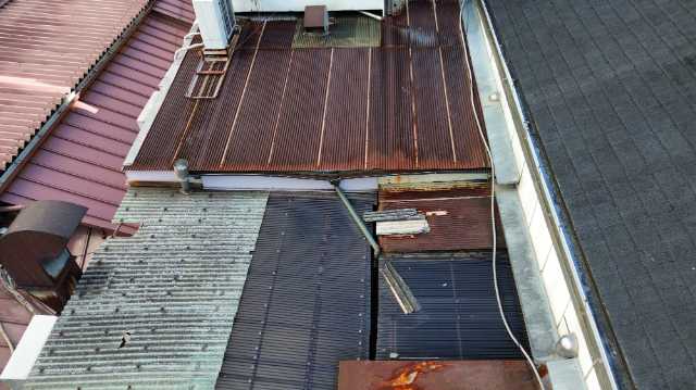 屋根接続部の劣化状況