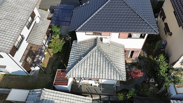 屋根葺き替え工事施工前