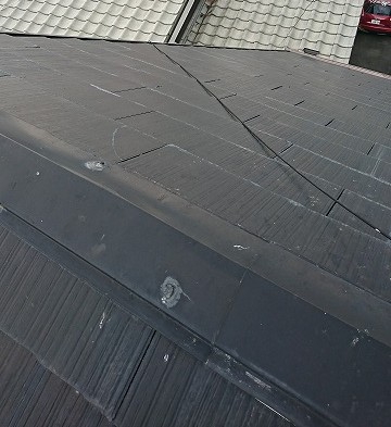 棟板金まわりの劣化
