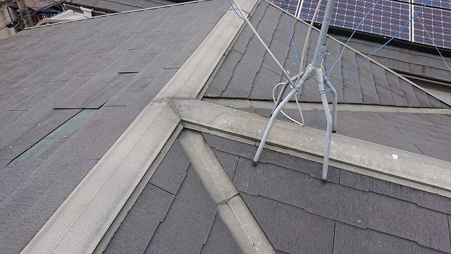 棟まわりの屋根劣化状況