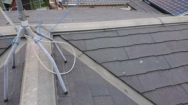 屋根の取り合い部の劣化