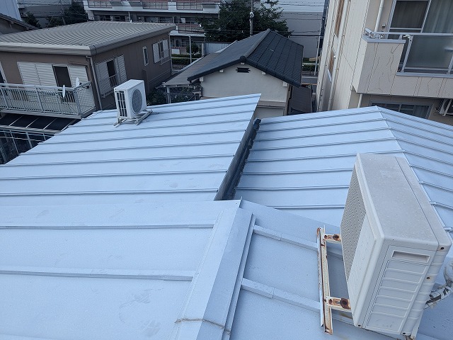 箱樋が通る谷部